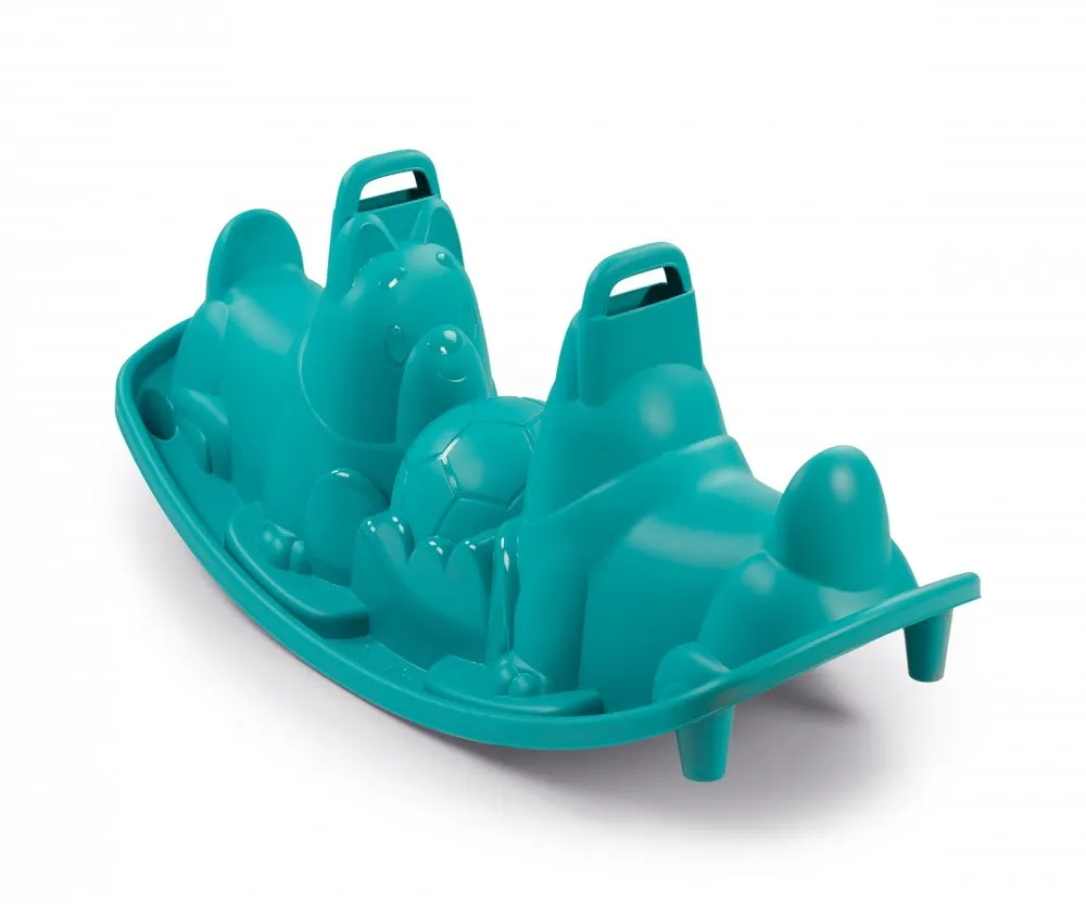 Bascule Chiens Bleu — jeu d'extérieur pour enfants