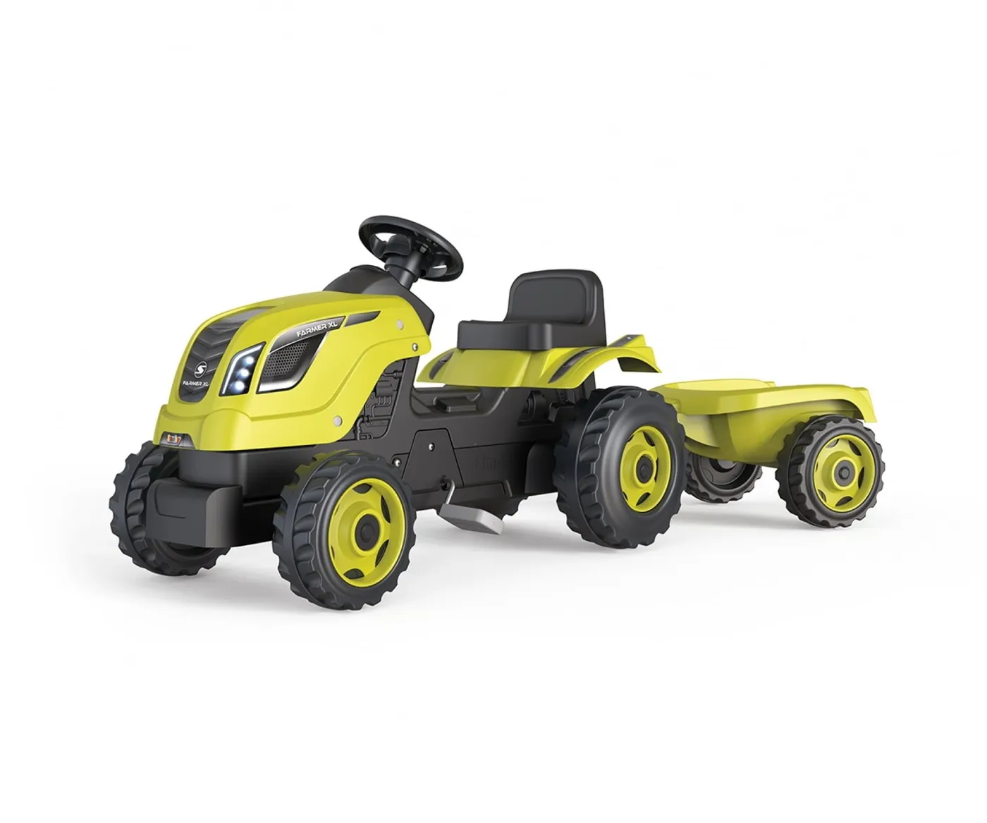 Tracteur Farmer XL + Remorque — jeu d'extérieur pour enfants
